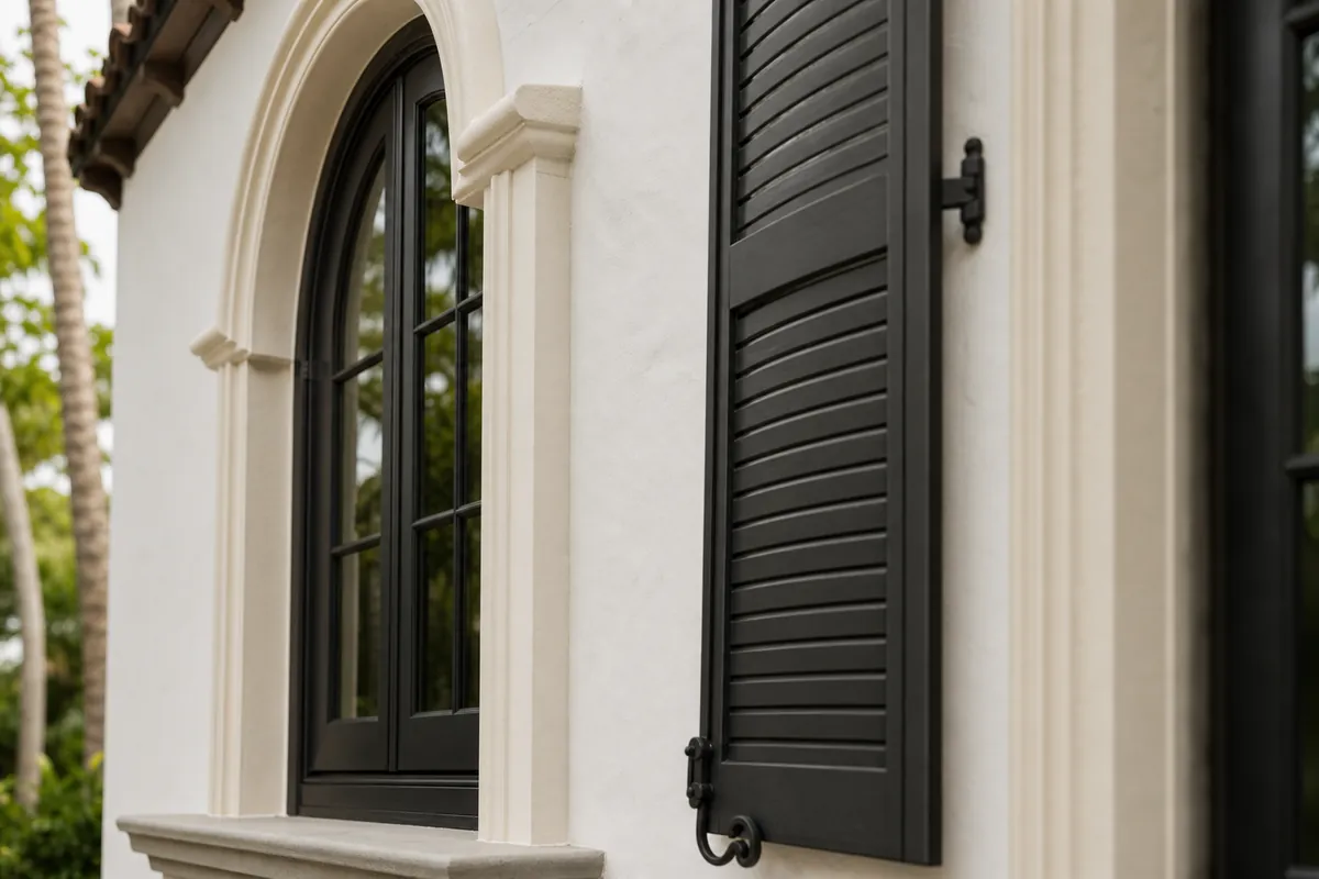Coconut Grove trim detail after repaint